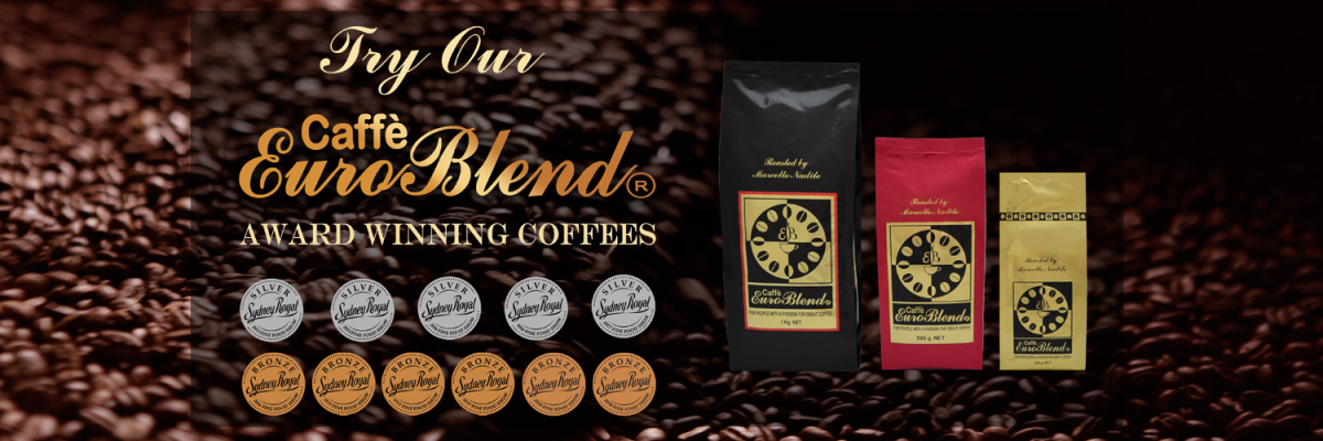 Caffe` Euroblend Freshly Roasted Coffee Beans, Sydney